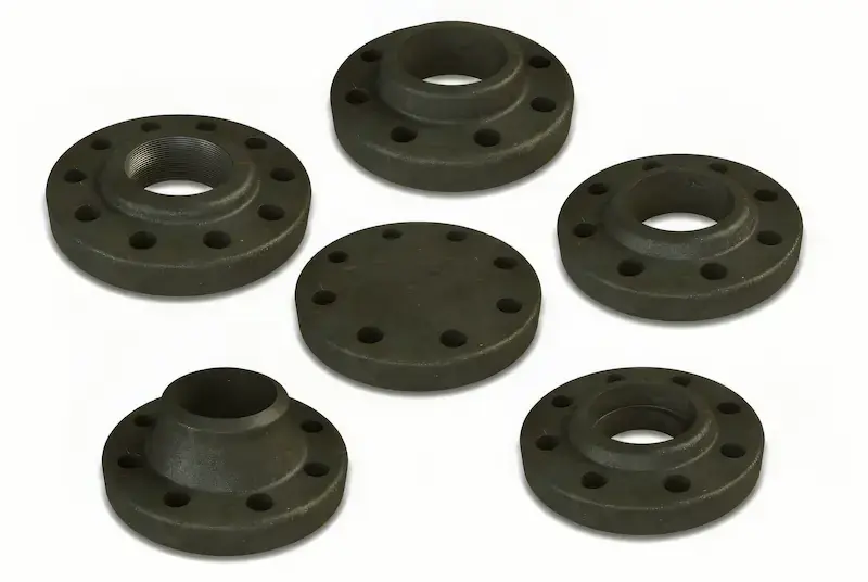 Industrial Flanges - Six Different Carbon Steel Flange Types