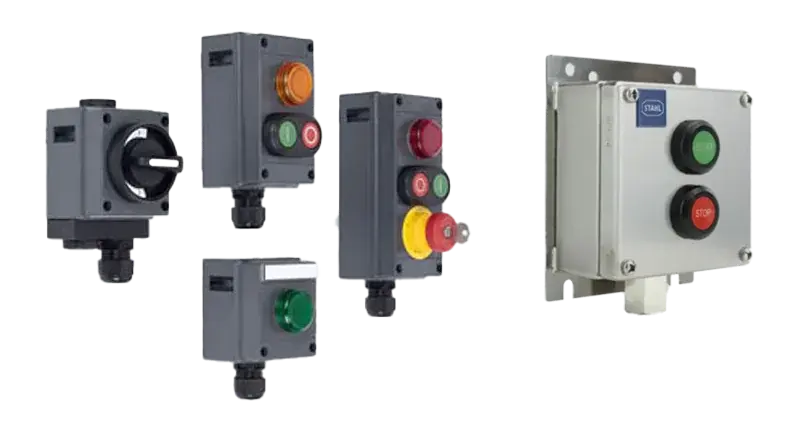 MacLean offers Ex e control stations from R. STAHL