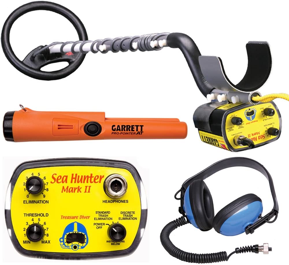 Garrett Sea Hunter Mk-II is one of the best beach detectors with Multiple Frequency Technology.Operating Depth to 200 feet with low cost.